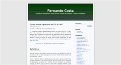 Desktop Screenshot of fernandocosta.com.br